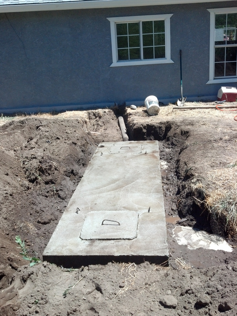 Road and driveway construction work
