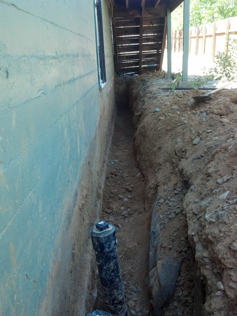 Utility excavation and trenching work